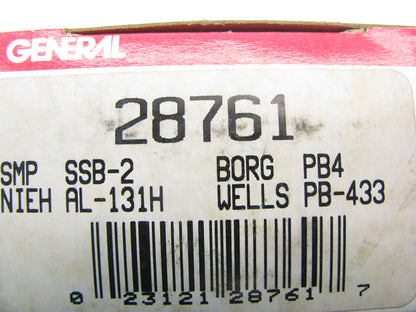 General 28761 Starter Push Button Momentary Switch - 2 Terminal 5/8'' Hole
