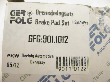 Gerfolg 9011012 Rear Ceramic Disc Brake Pads