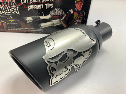 Gibson 61-1046 Mulisha Exhaust Tip, Slant Cut, 2-1/2'' Inlet, 5'' Outlet, 12'' Long