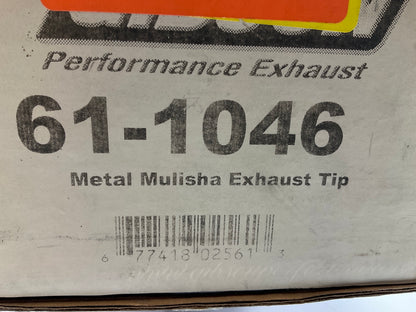 Gibson 61-1046 Mulisha Exhaust Tip, Slant Cut, 2-1/2'' Inlet, 5'' Outlet, 12'' Long