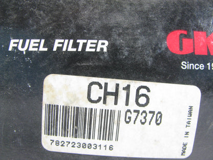 GKI CH16 Fuel Filter Replaces G7248 33318 G6365 GF240 FF5664