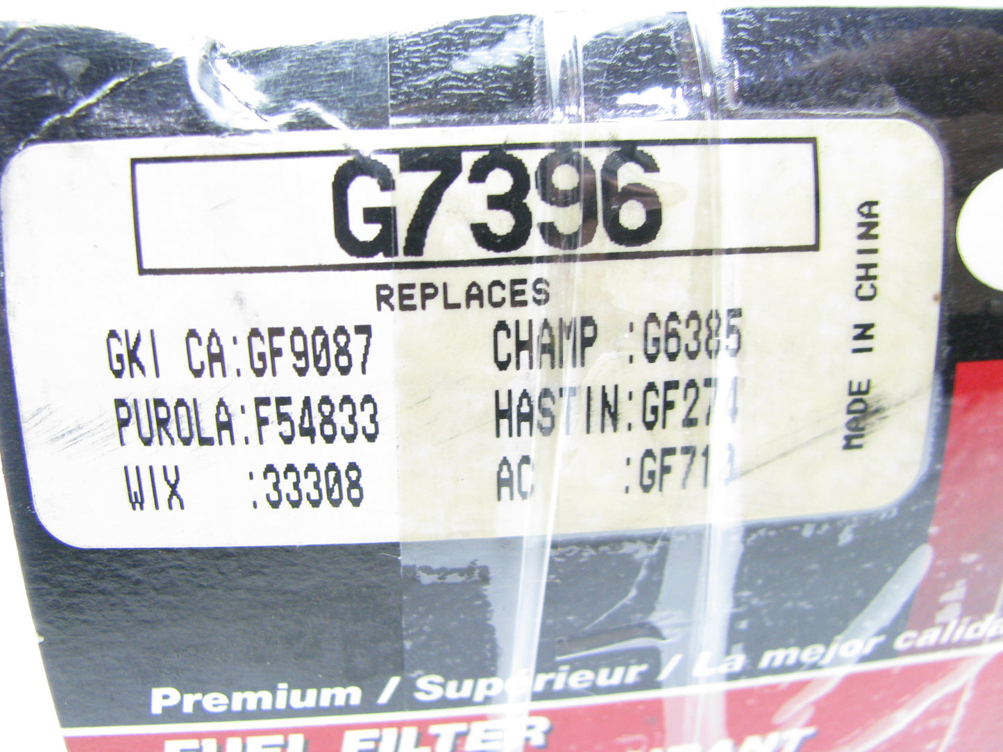 GKI G7396 Fuel Filter