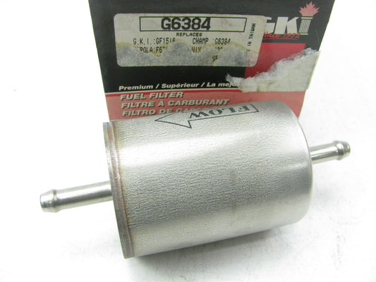 GKI GF1516 Fuel Filter Replaces G7393 G6384 33310 F67221 G6384 GF276 P551760
