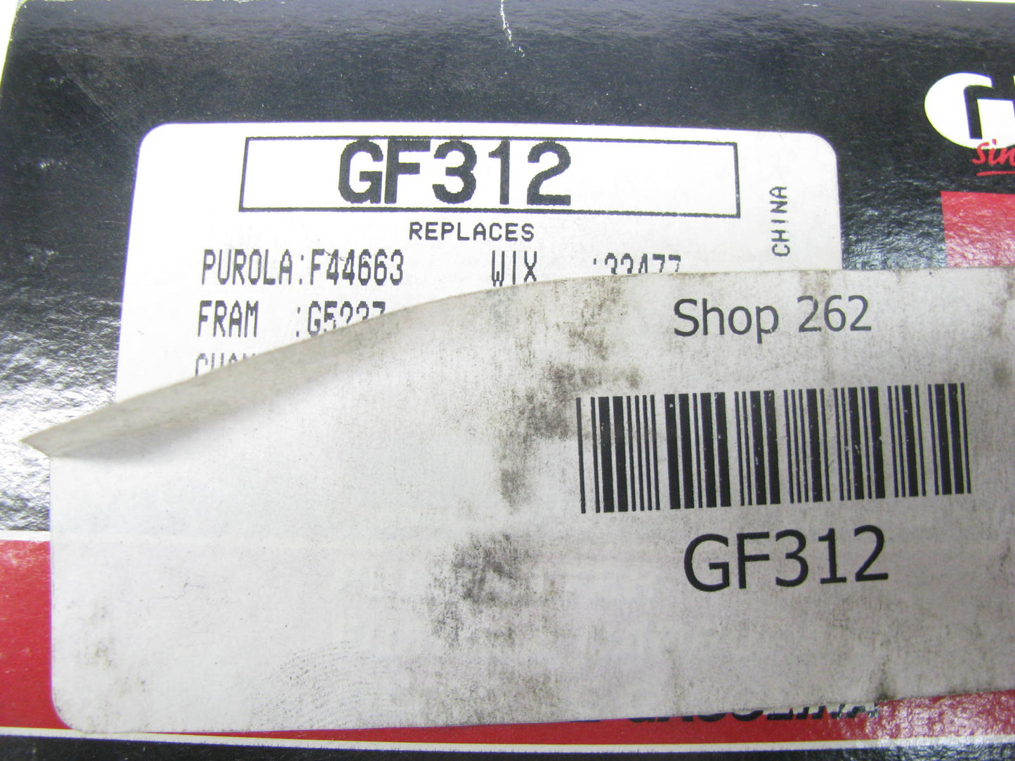 GKI GF312 Fuel Filter Replaces 86477 G5237 BG4663 33477 F44663 G6351
