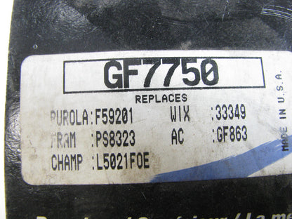 GKI GF7750 Fuel Filter Replaces 33349 CS8323 F59201 L5021F PF7751 FS19522 PF7751