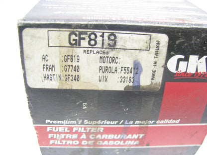 GKI GF819 Fuel Filter Replaces G6896 33292 33183 F54688 G6339 GF224 71528