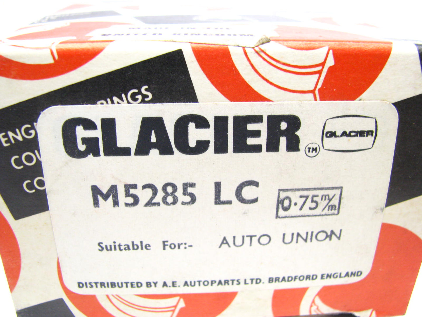 Glacier M5285LC-075MM Main Bearings - 1969-1977 Audi 1.8L 1.9L Super 90 100