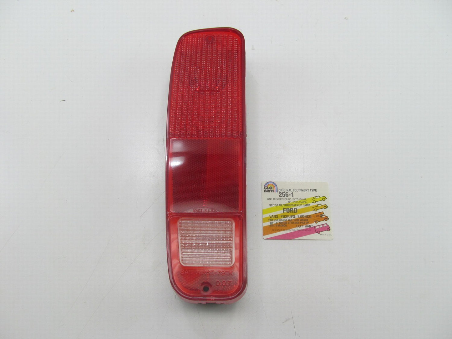 Glo-Brite 256-1 Left Drivers Side Tail Light Lamp