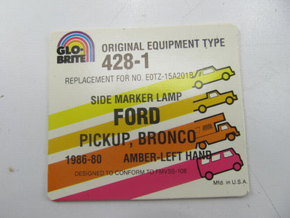 Glo-brite 428-1 Front Left Side Marker Light