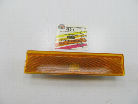 Glo-Brite 430-1 Right Passengers Side Amber Side Marker Light Lamp