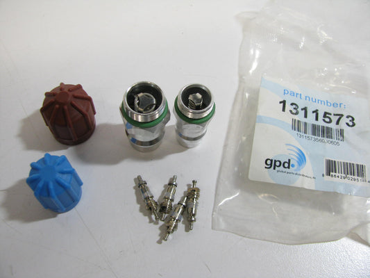 Global Parts 1311573 A/C System Valve Core And Cap Kit