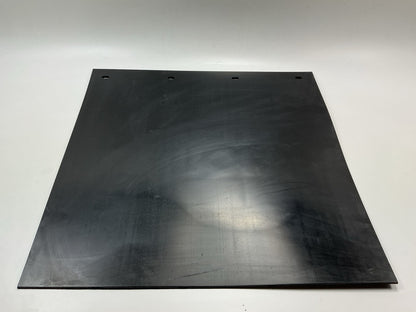 Globetech 2424PSBCQ Poly Mud Flap, 24'' X 24'' X 3/16'', Black, ''CARQUEST'' Logo