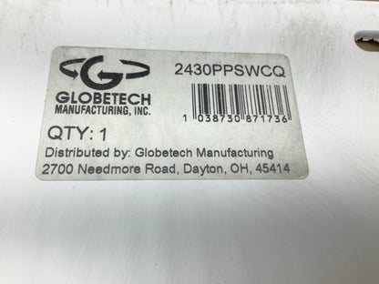 (2) Globetech 2430PPSWCQ Truck Trailer Splash Guards / Mud Flaps 24''x30''x3/16''