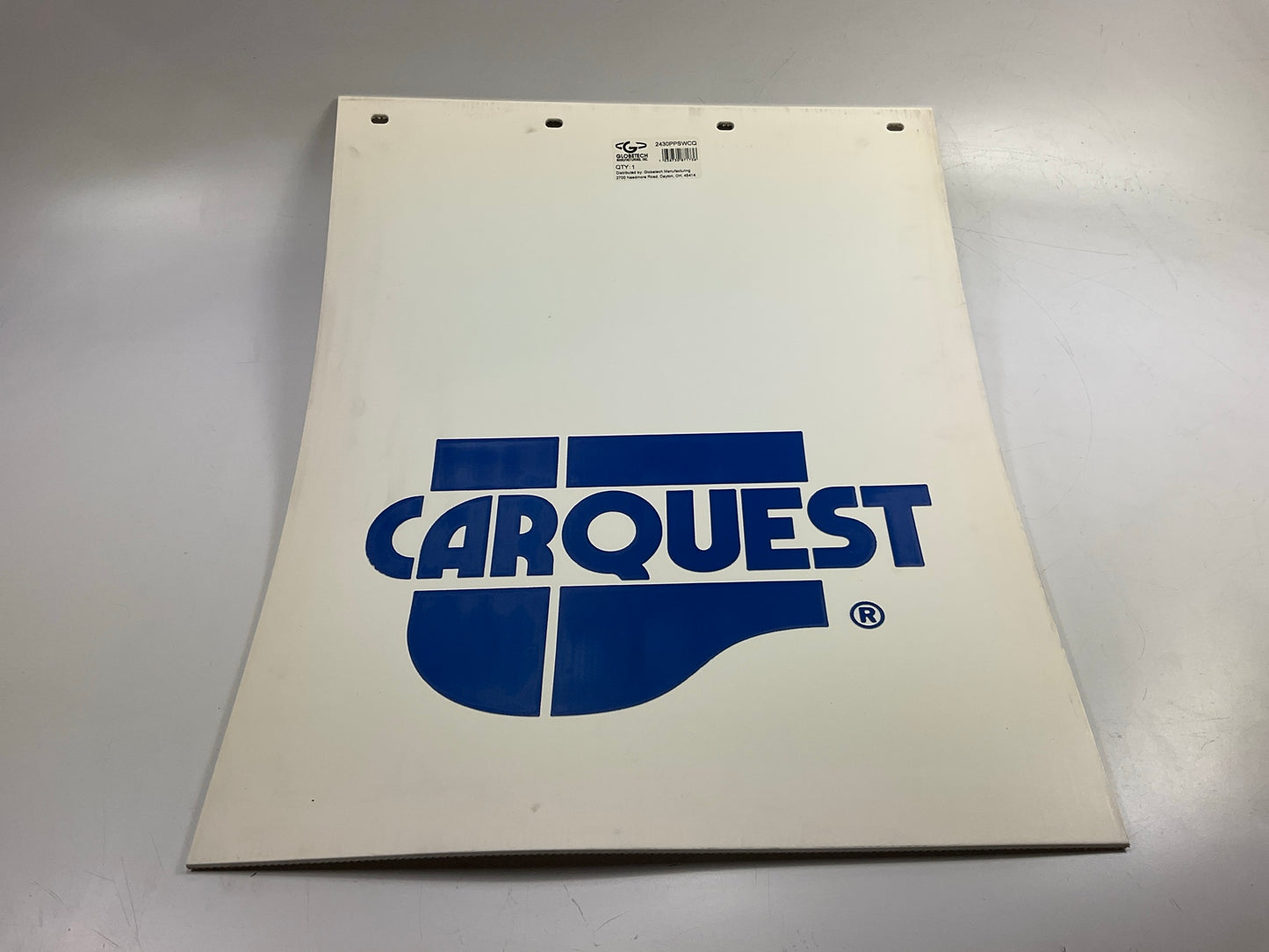 Globetech 2430PPSWCQ Truck Splash Guard / Mud Flap 24''x30''x3/16''