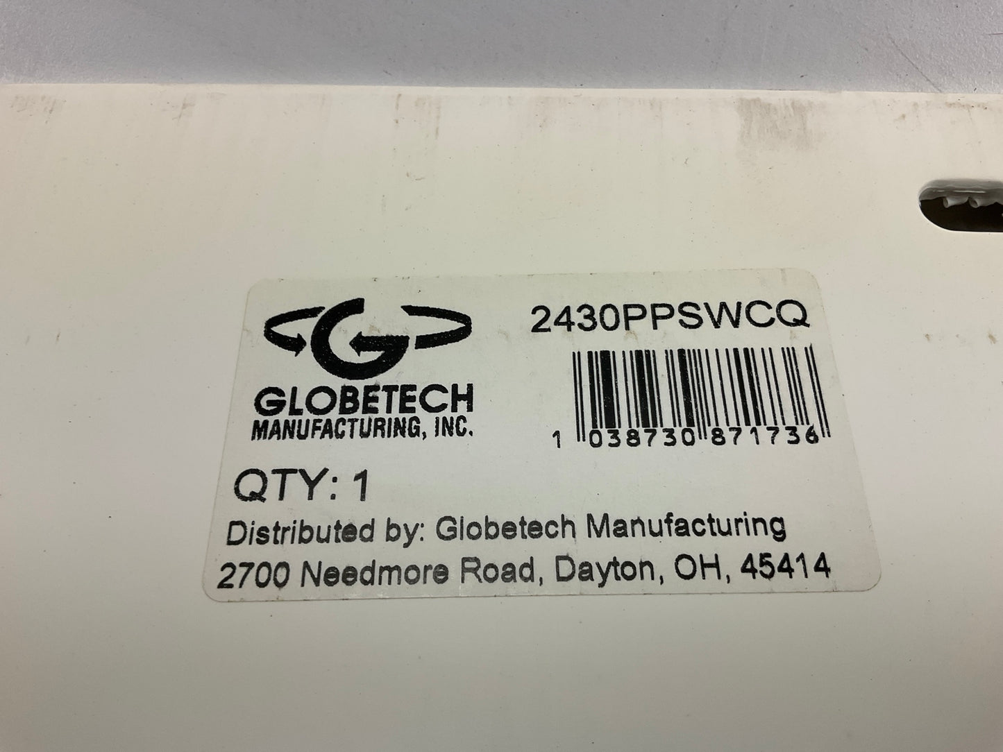 Globetech 2430PPSWCQ Truck Splash Guard / Mud Flap 24''x30''x3/16''