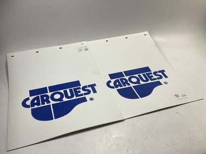Globetech Polyguard Standard Mud Flaps, 24''x30''x3/16'', White, Pair, Carquest