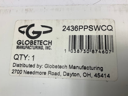 (2) GLOBETECH 2436PPSWCQ Plastic White Carquest Mud Flaps 24'' X 36'' X 1/4''