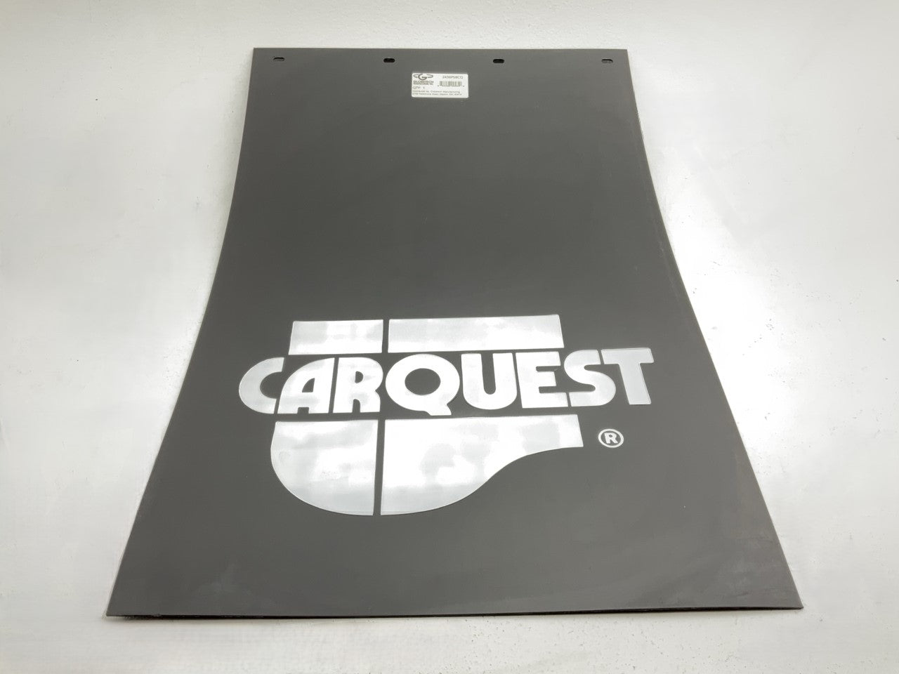 Globetech 2436PSBCQ HD Truck Splash Guard / Mud Flap 24''x36''x3/16'', Black