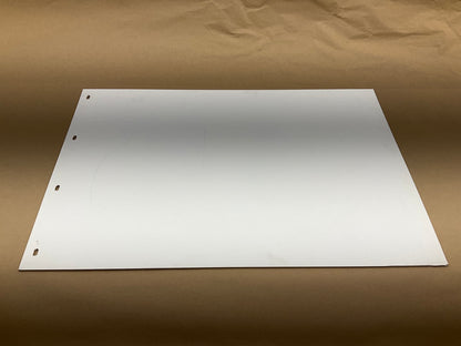 (2) Globetech 2436PSWCQ Polyguard White ''CARQUEST'' Mud Flaps, 24'' X 36'' X 3/16''