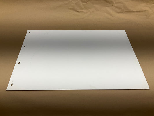 (2) Globetech 2436PSWCQ Polyguard White ''CARQUEST'' Mud Flaps, 24'' X 36'' X 3/16''