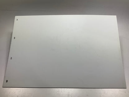 Globetech 2436PSWCQ Polyguard White ''CARQUEST'' Mud Flap, 24'' X 36'' X 3/16''