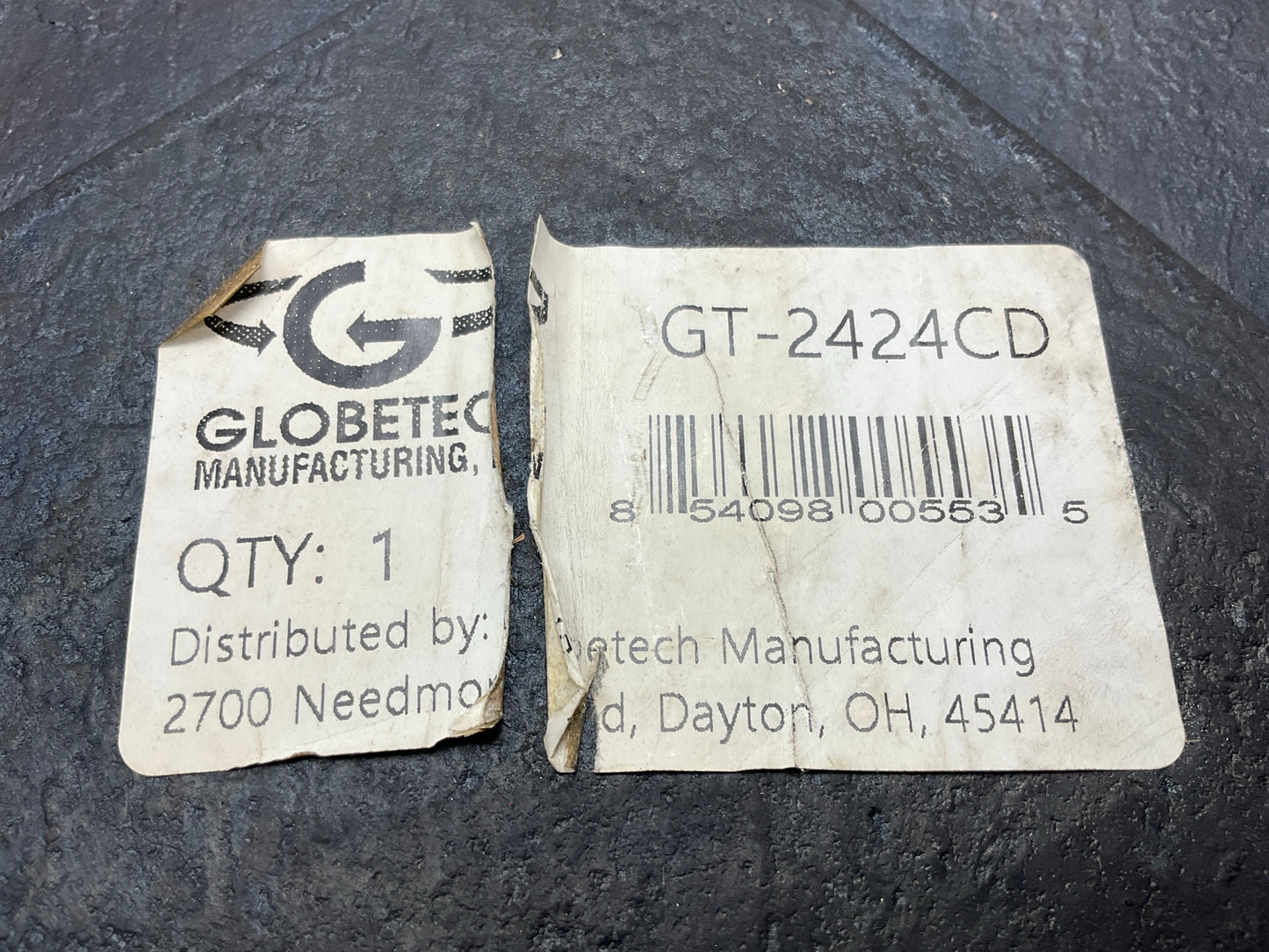 Globetech GT-2424CD Splash Guard / Mud Flap 24''x24'', 1/4'' Thick