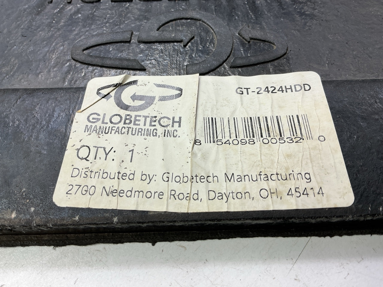 Globetech GT-2424HDD Heavy-Duty, Anti-Spray Mud Flap 24'' W X 24'' L X 1/2'' Thick