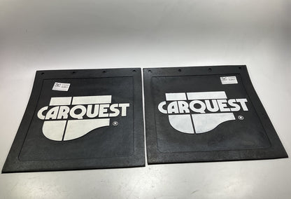 (2) Globetech Domestic Rubber Mud Flaps W/ CarQuest Logo (24'' X 24'' X 5/16'')