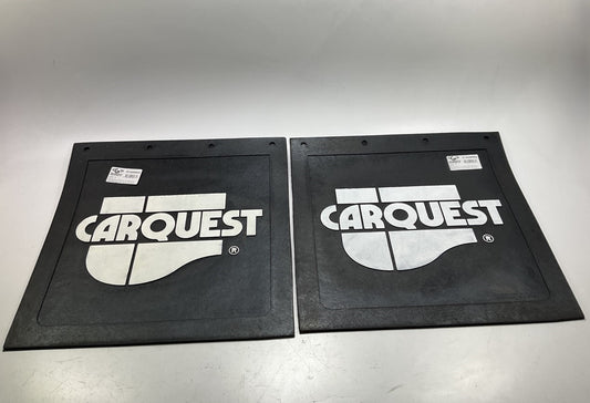 (2) Globetech Domestic Rubber Mud Flaps W/ CarQuest Logo (24'' X 24'' X 5/16'')