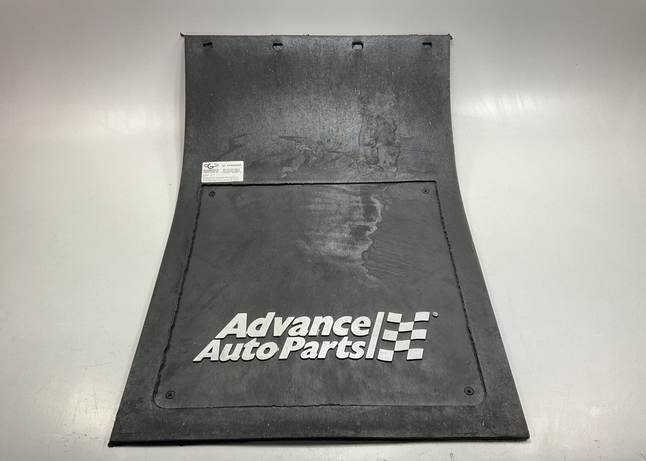 GLOBETECH 24'' W X 36'' L X 5/16'' Thick Rubber Mud Flap, Advance Auto Parts Logo