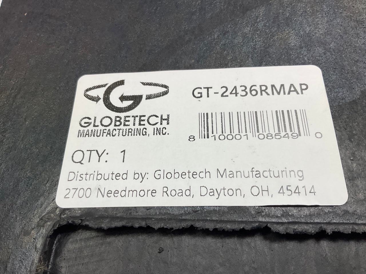 GLOBETECH 24'' W X 36'' L X 5/16'' Thick Rubber Mud Flap, Advance Auto Parts Logo