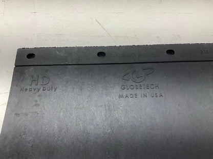 (2) Globetech GT-2440RMCQ CARQUEST Raised Rubber Mud Flap, 24'' X 30'' X 5/16''