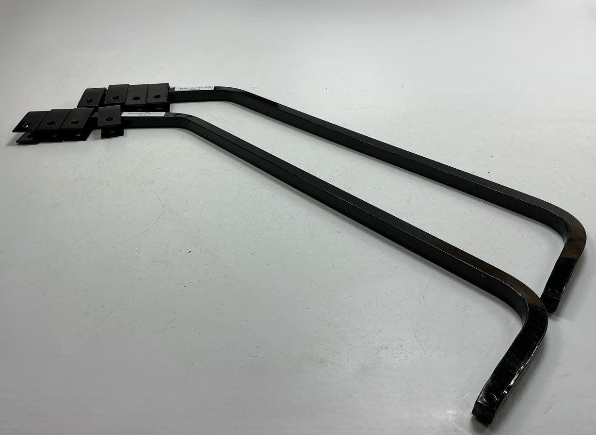 (10) Globetech GT-2735A Steel Semi Truck Standard Angled Mud Flap Hangers 27.42''