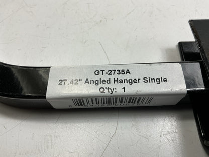 (10) Globetech GT-2735A Steel Semi Truck Standard Angled Mud Flap Hangers 27.42''