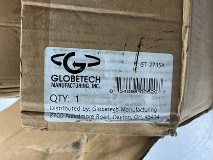 (10) Globetech GT-2735A Steel Semi Truck Standard Angled Mud Flap Hangers 27.42''