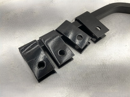 GLOBETECH Angled Heavy Duty Mud Flap Hanger Universal Square Bar 27.42'' Kit