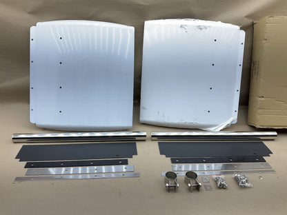 Globetech GT-39585B Stainless Steel Standard Quarter Fender Kit