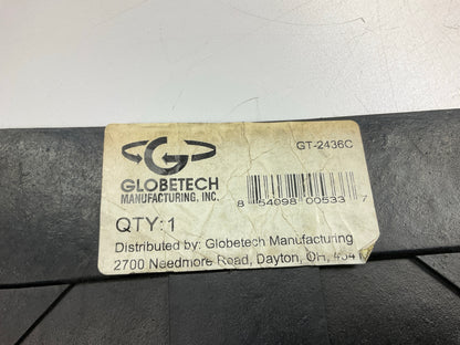 Globetech GT2436C 24'' X 36'' X 3/16'''' Chevron Mud Flap - Black