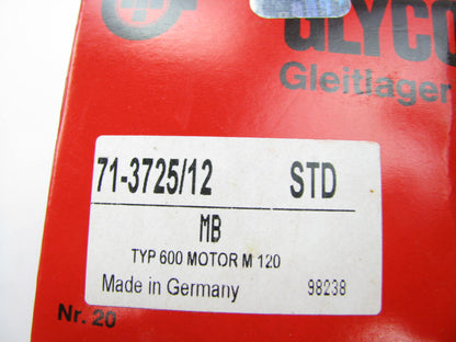 GLYCO 71-3725-12 Mercedes Benz M120 6.0L V12 Connecting Rod Bearings STANDARD