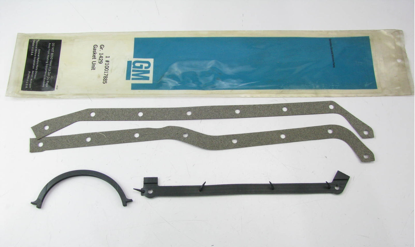 NEW GENUINE OEM GM 10017885 Engine Oil Pan Gasket For 1979-1993 2.5L I4