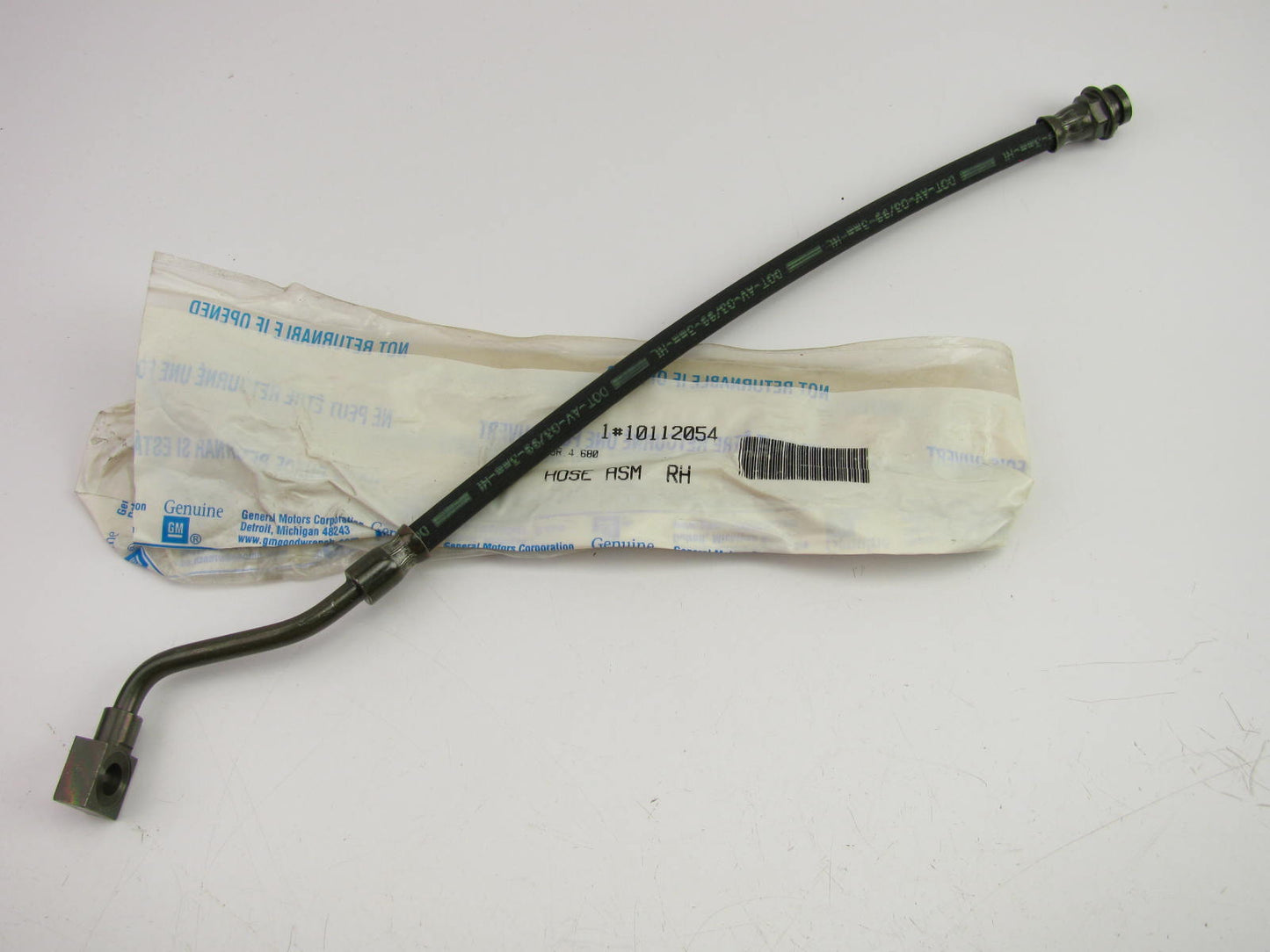 NEW GENUINE OEM GM 10112054 FRONT RIGHT Brake Hose