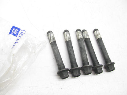 (5) OEM GM 10168526 Cylinder Head Bolts - 7/16-14 X 3-1/16''