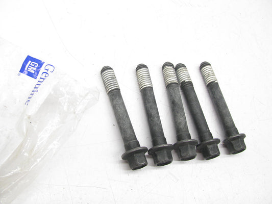 (5) OEM GM 10168526 Cylinder Head Bolts - 7/16-14 X 3-1/16''