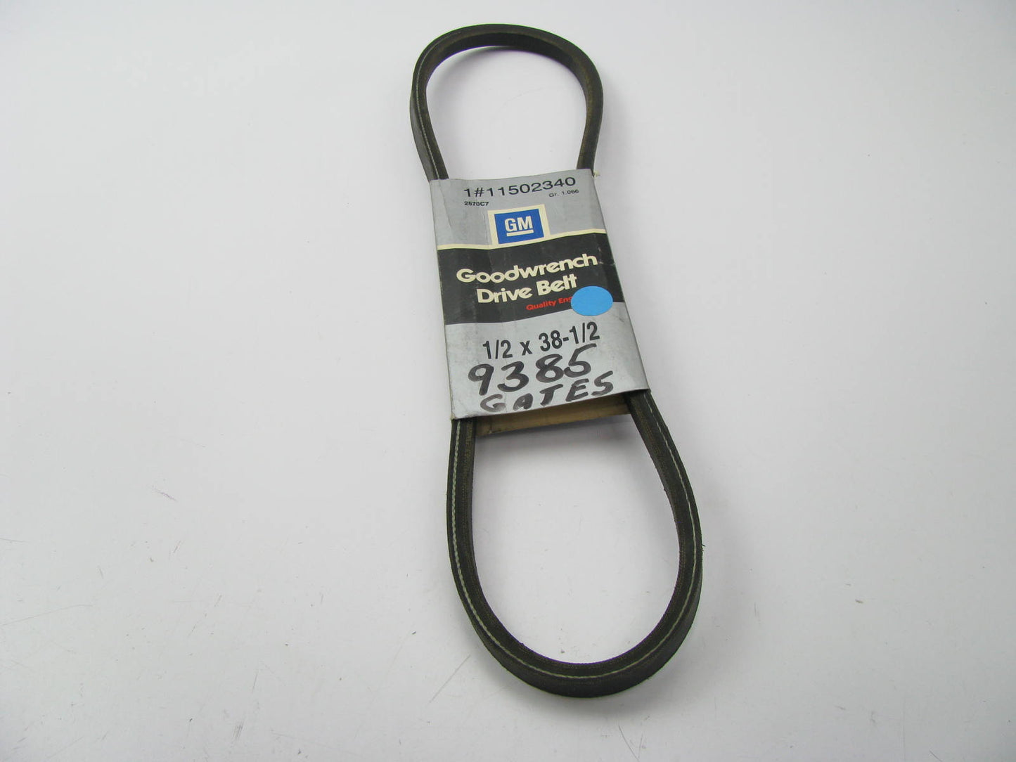 NEW - OEM GM 11502340 Accessory Drive Belt - 0.53'' X 38.50'' - 36 Degree