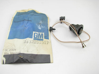 NEW GENUINE OEM GM 12031517 FRONT LEFT Door Jamb Dome Light Lamp Wire Harness