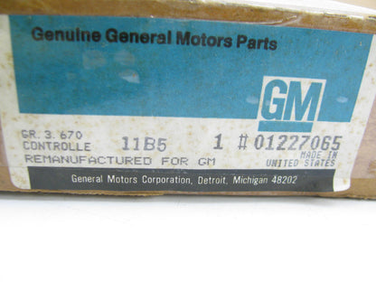 REMAN. OEM Gm 1227065 Engine Computer Control Module ECU ECM 85 Buick Olds 3.8L