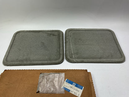 NOS OEM GM 12343888 Rear Gray Floor Mats 2-piece Carpet Set - 1993-1995 Firebird