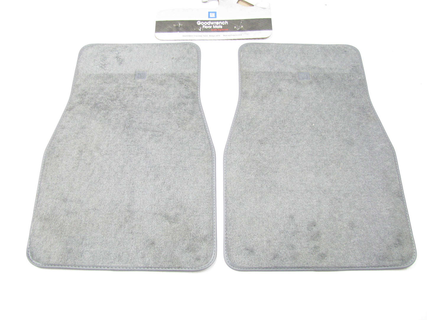 OEM GM Semi-Universal Front Floor Mats For 1989-1993 RWD GM Cars