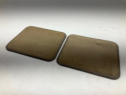 NOS OEM GM 12344784 Rear Floor Mat Carpet 2-PIiece Set, Tan Beige Color