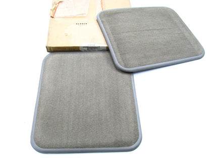 NEW - OEM GM 12370887 Rear Carpet Floor Mats, 15 X 13'' GRAY
